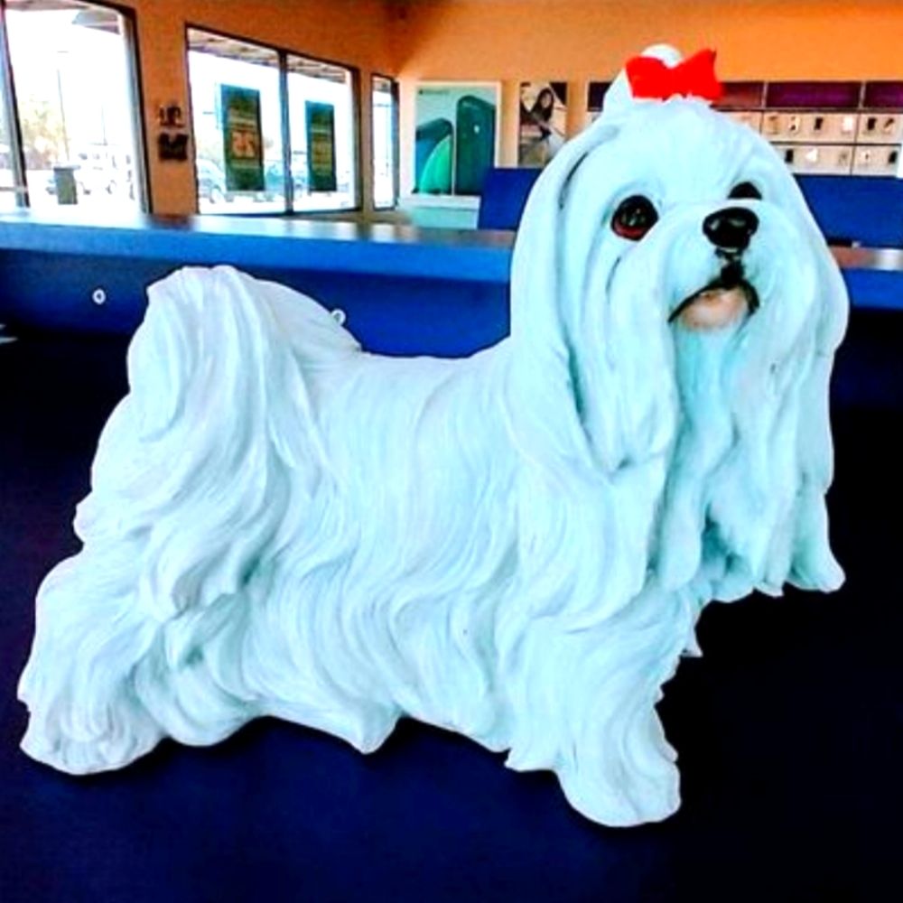 Detailed Dog / Puppy Statue Home or Office Decor Pet Lovers Decoration